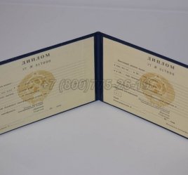 Диплом Техникума Украинской ССР в Омске