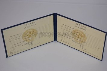 Диплом Техникума Украинской ССР в Омске