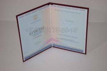 Аттестат За 11 Класс 2020г Золото СпецБланк в Омске