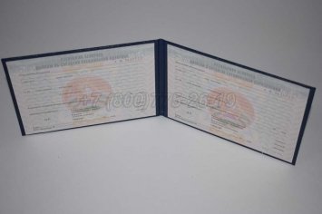 Диплом Техникума Белоруссии 2000г в Омске