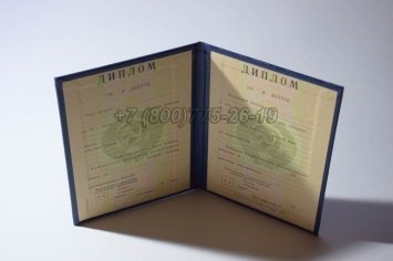Диплом о Высшем Образовании Киргизской ССР в Омске