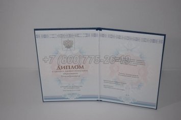 Диплом Колледжа 2022г ГОЗНАК в Омске