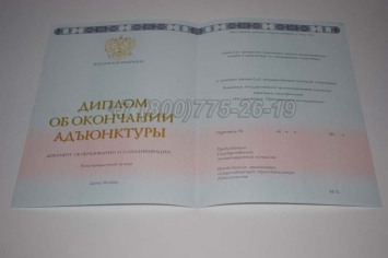 Диплом Адъюнктуры 2024г в Омске