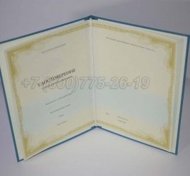 Удостоверение Курсов Повышения Квалификации Учителей в Омске