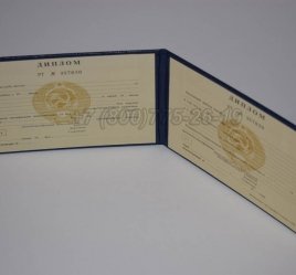 Диплом Техникума Узбекской ССР в Омске
