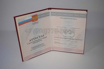Аттестат За 11 Класс 2012г Серебро в Омске