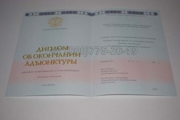 Диплом Адъюнктуры 2017г в Омске