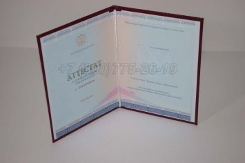 Аттестат За 11 Класс 2018г Золото СпецБланк в Омске